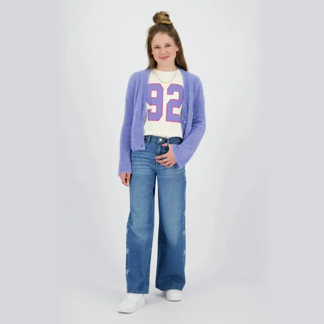 Raizzed high waist wide leg jeans wide leg jeans medium blue denim Mid Blue Stone