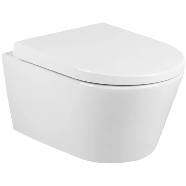 Sanindusa Wandtoilet Sanindusa Urb.y Rimfree Keramiek Exclusief Zitting Wit Sanindusa