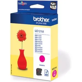 Brother LC-121M inktcartridge magenta, foto 2