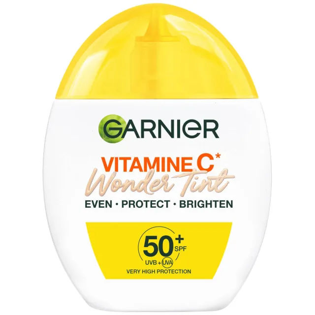 Garnier Vitamine C Wonder Tint SPF 50+ getinte zonnebrand licht