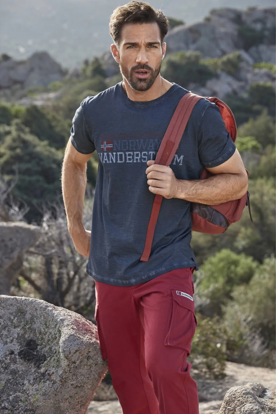 Jan Vanderstorm Diethelm T-shirt donkerblauw, foto 3