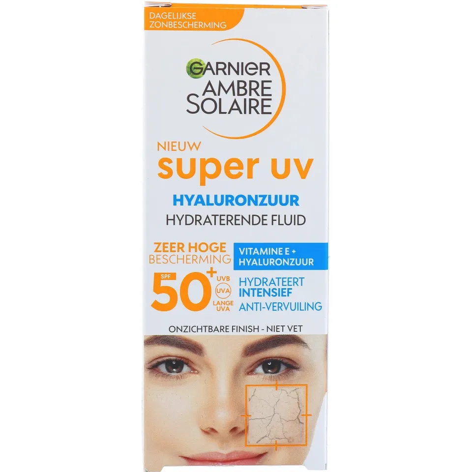Garnier Ambre Solaire Super UV hyaluronzuur fluid zonnebrand SPF 50+, foto 2