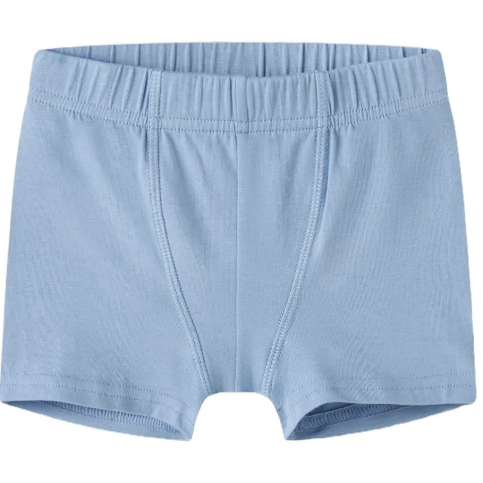 NAME IT MINI boxershorts set van 3 blauw Donkerblauw/lichtblauw