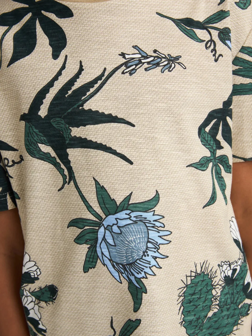 Petrol Industries T-shirt zand all-over print, foto 7