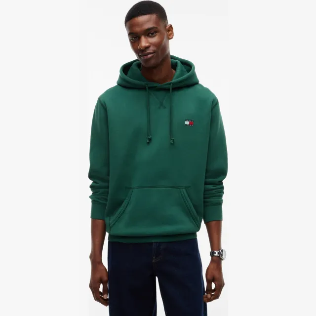 Tommy Jeans regular fit hoodie - groen Velvet Green