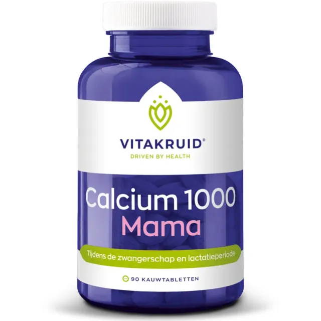 Vitakruid Calcium 1000 Mama kauwtabletten