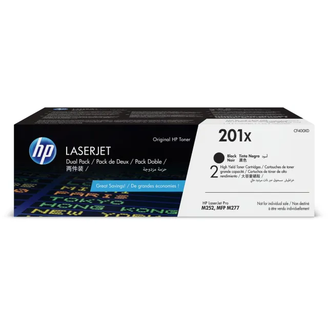 Hp 201X LaserJet Toner Cartridges Zwart