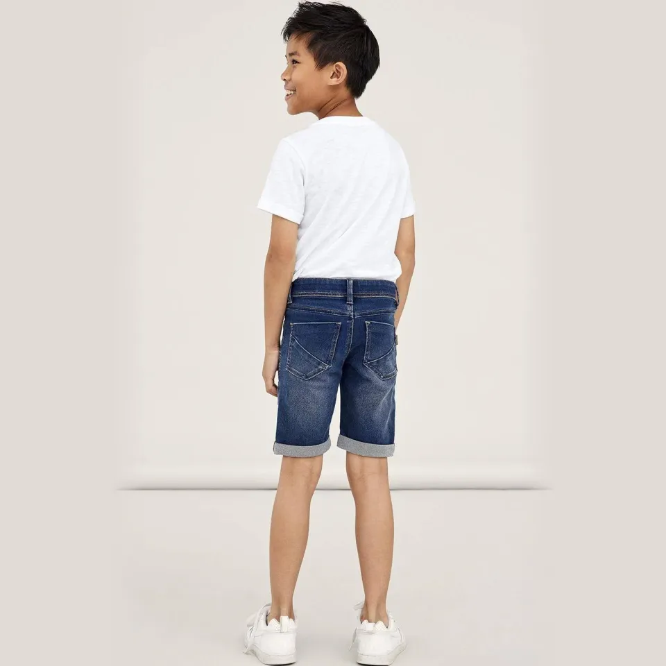 NAME IT NKMSILAS jeansshort medium blue denim, foto 5