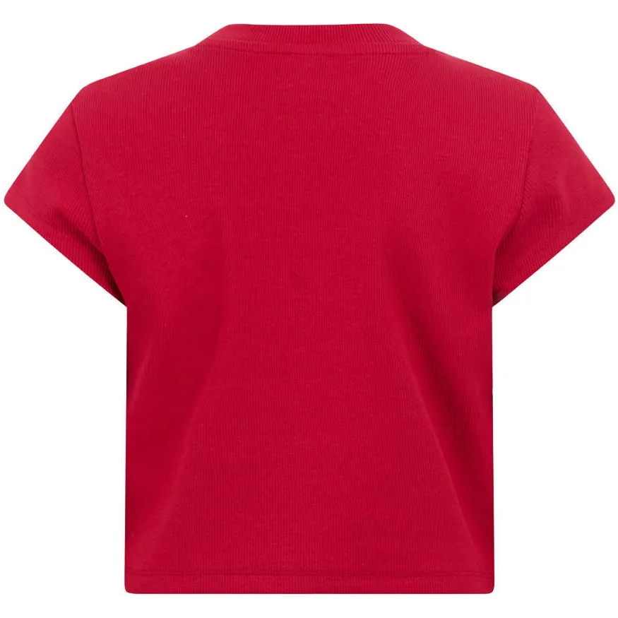 Shoeby t-shirt met logo rood, foto 4