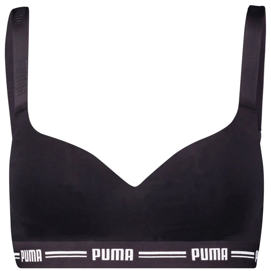 Puma voorgevormde bh zonder beugel zwart, foto 2