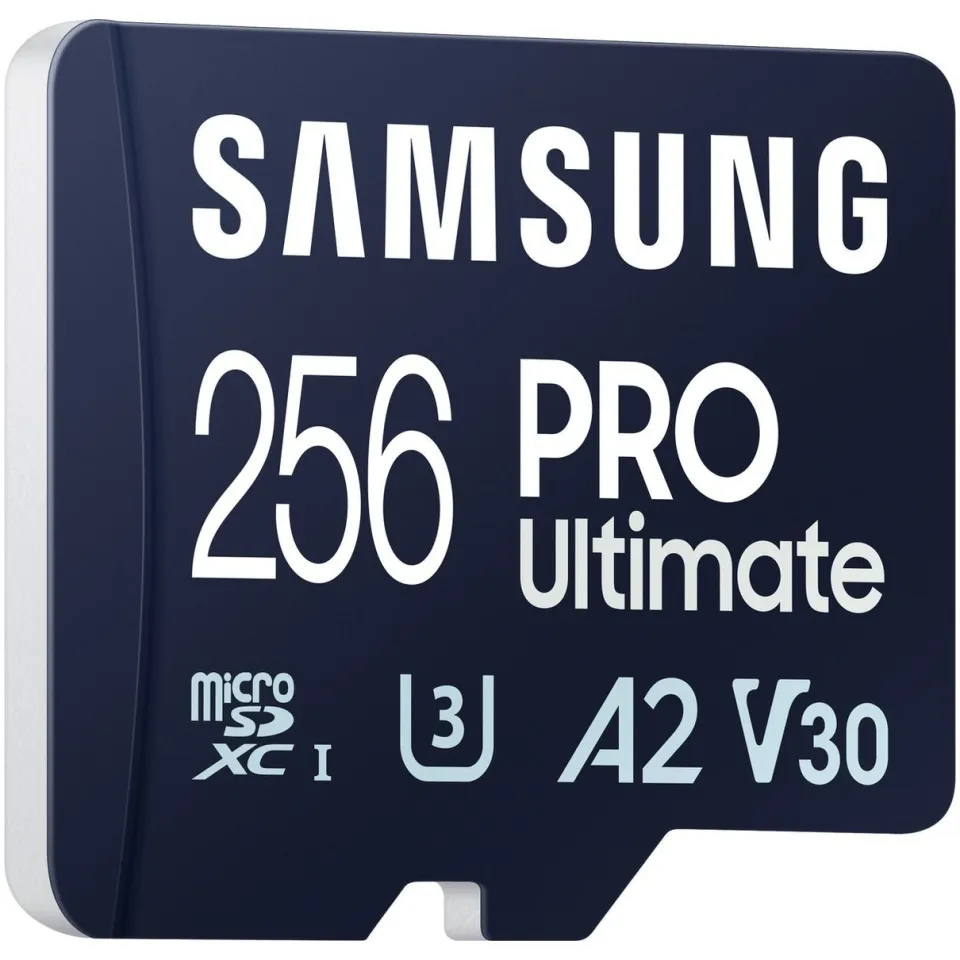 Samsung PRO Ultimate microSDXC 256GB met SD-adapter blauw, foto 2