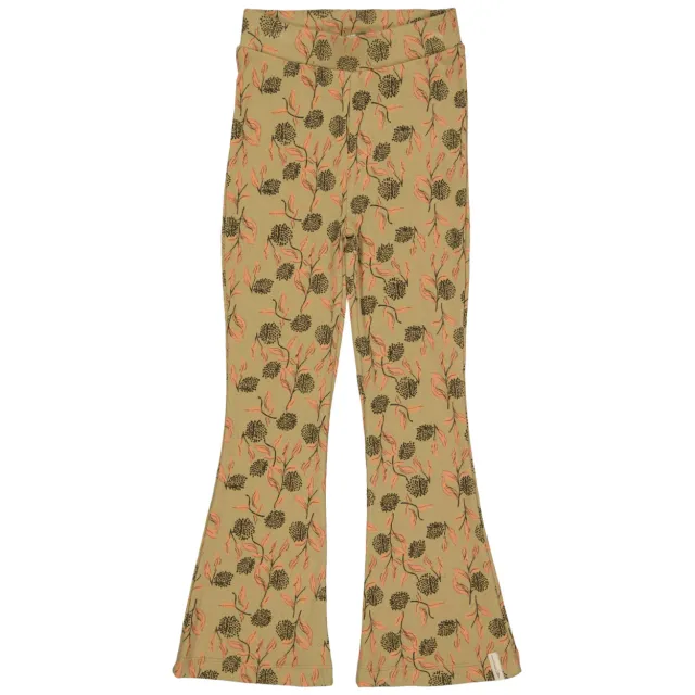 LEVV flared broek met print khaki, foto 2