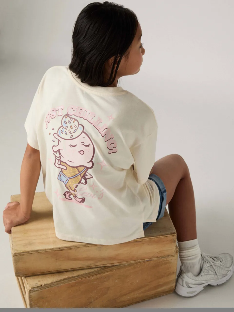 Levi's T-shirt ecru, foto 7