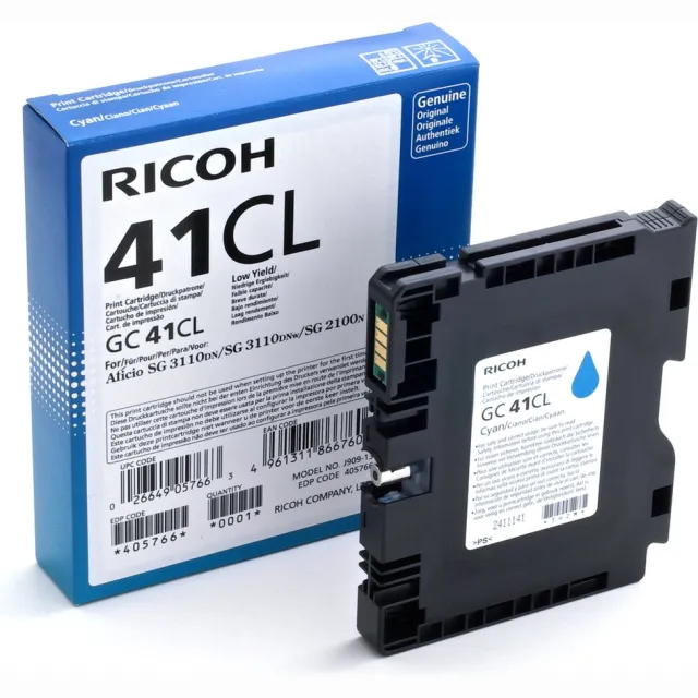 Ricoh 405766 RICOH SG2100N INK CYA Cyan