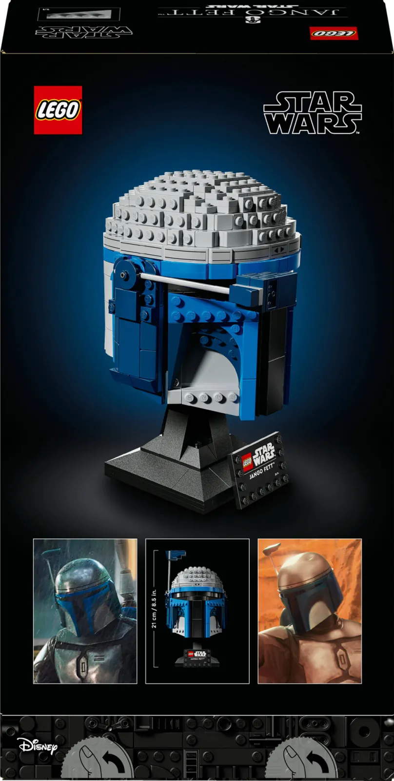 Lego Star Wars Jango Fett Helm Bouwpakket voor Volwassenen 75408, foto 5