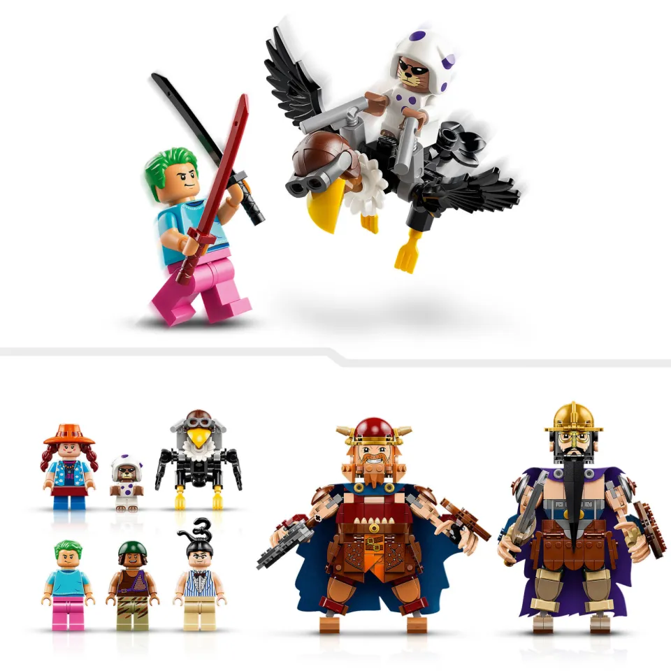 Lego One Piece Dorry vs. Brogy – Reuzen van Kleine Gaarde 75644 Set, foto 6