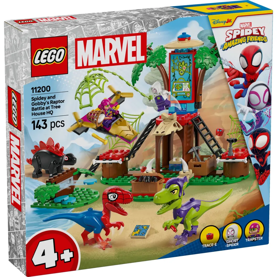 Lego Marvel Spidey en zijn geweldige vriendjes Spidey en Gobby's raptorstrijd bij de boomhut 11200, foto 6