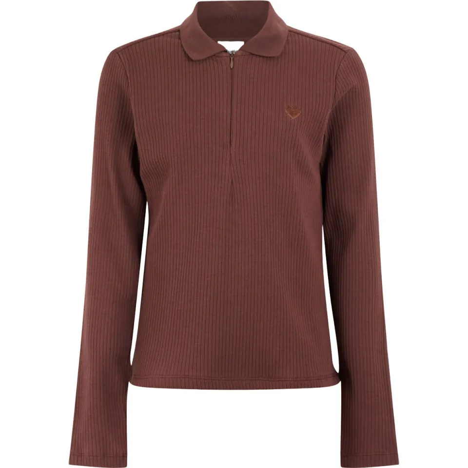 Shoeby longsleeve bruin, foto 2