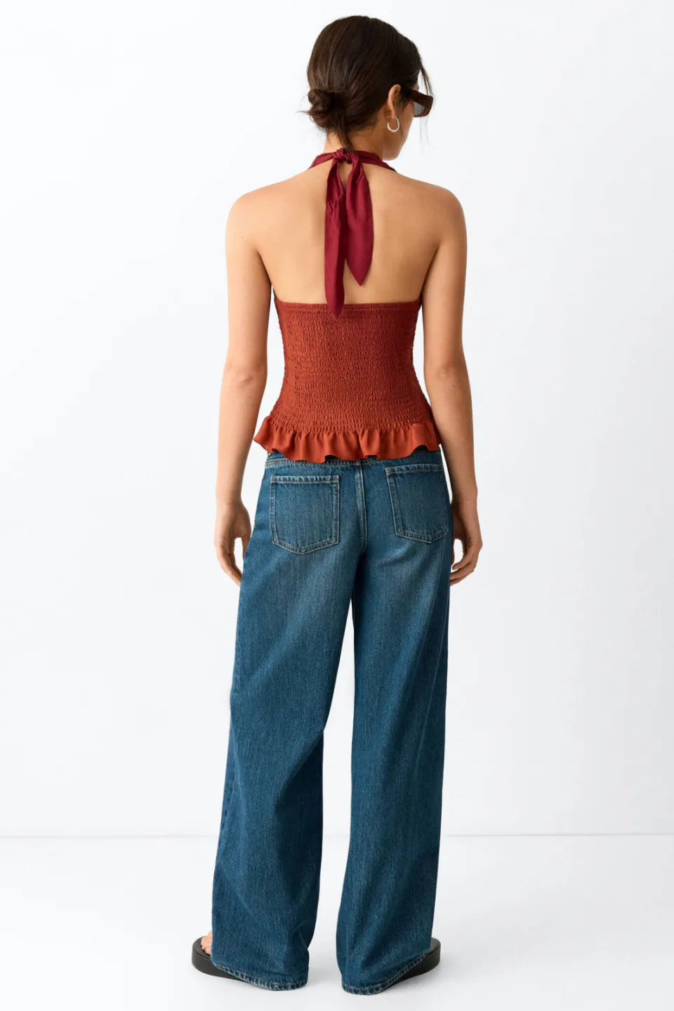 Mango TEEN straight leg jeans - donkerblauw, foto 3