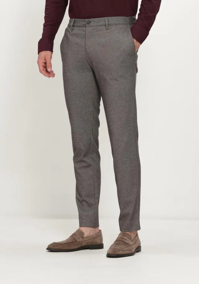 Alberto Rob New Jersey chinobroek grijs Taupe