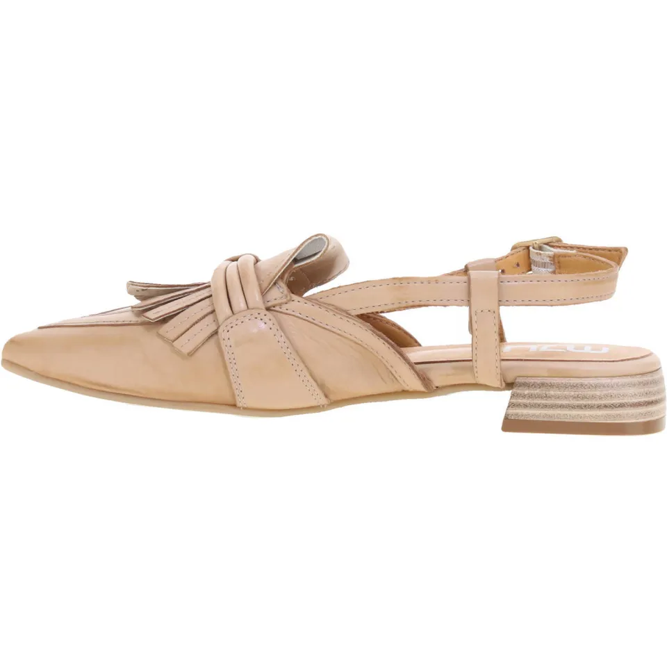 Mjus Porto slingback loafer lichtbruin, foto 3