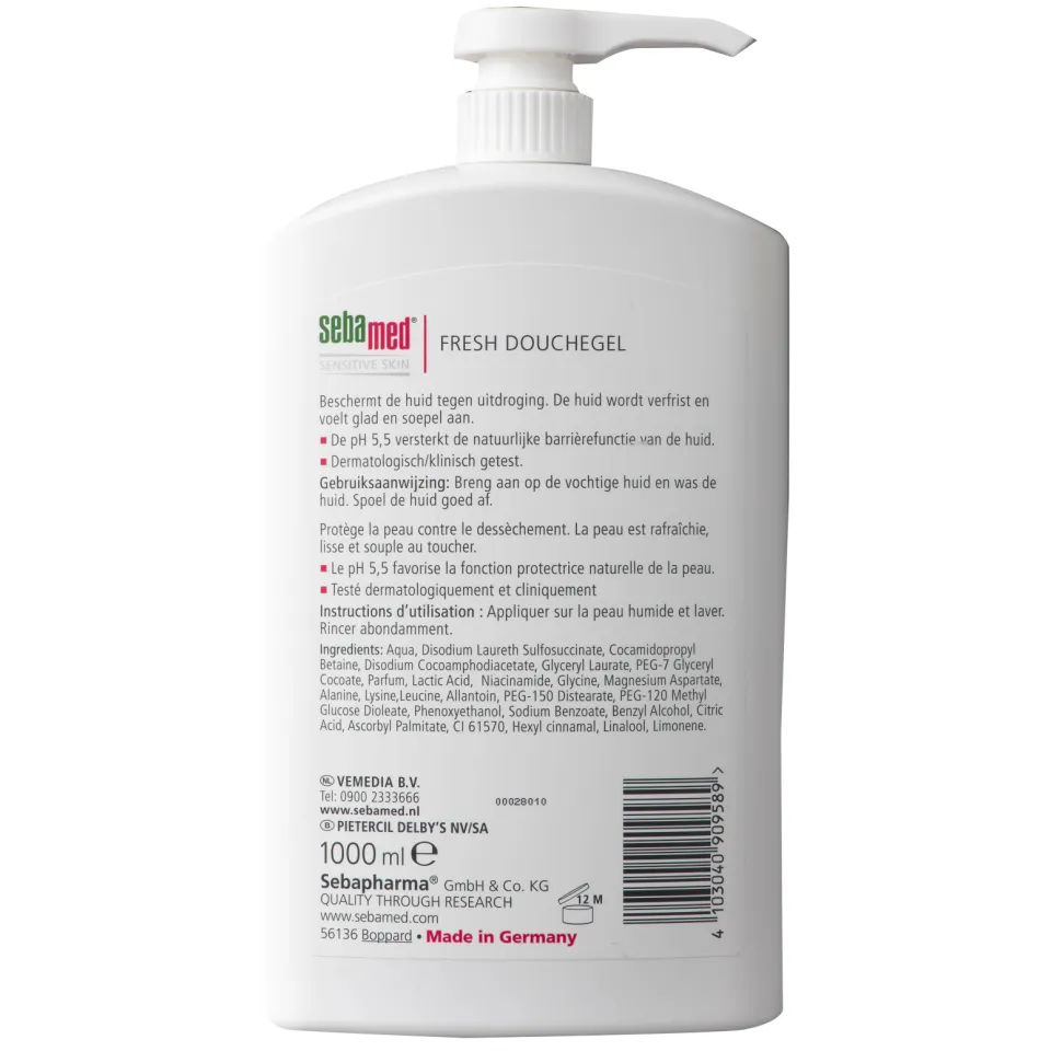 Sebamed Fresh douchegel met doseerpomp, foto 2