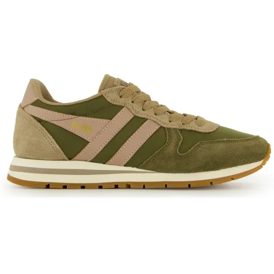 Gola Daytona Chute sneakers beige olijfgroen Beige/Olijfgroen