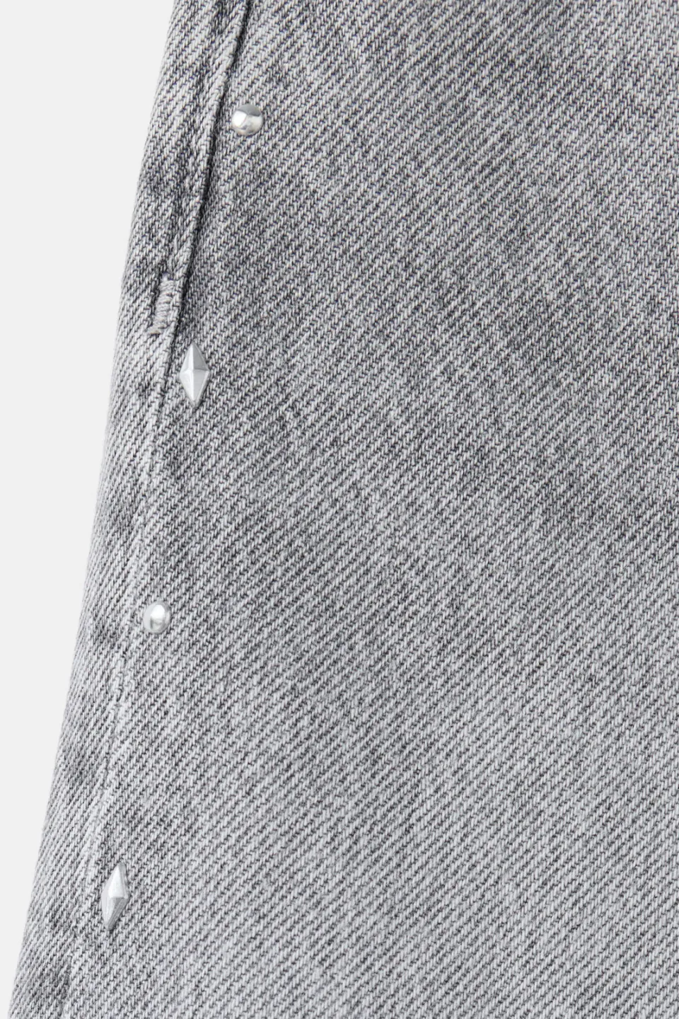 Mango Kids culotte jeans met studs - grey denim, foto 5