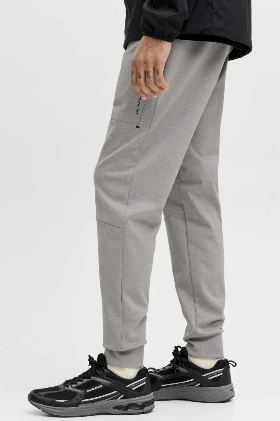 Jack & Jones PANTS STUDIO JPSTGORDON regular joggingbroek grijs, foto 4
