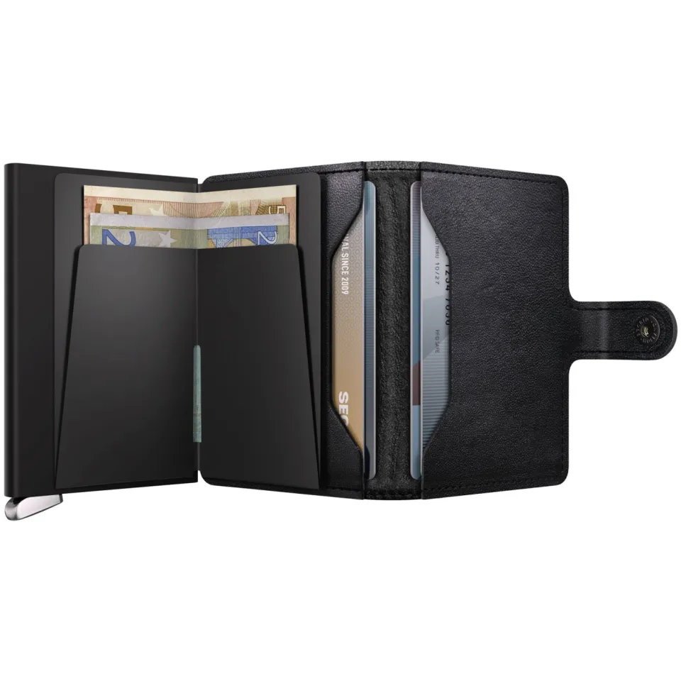 Secrid Miniwallet Emboss Lines pasjeshouder zwart, foto 2