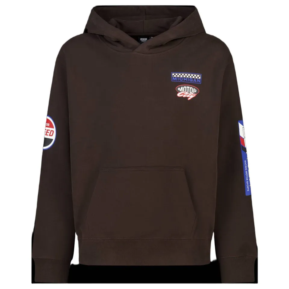 America Today sweater met backprint - bruin, foto 2