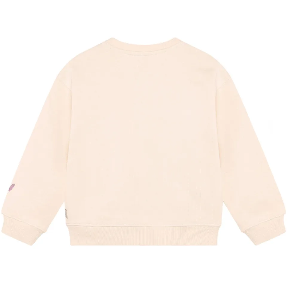 Daily7 rechtvallende sweater met print - crème, foto 3