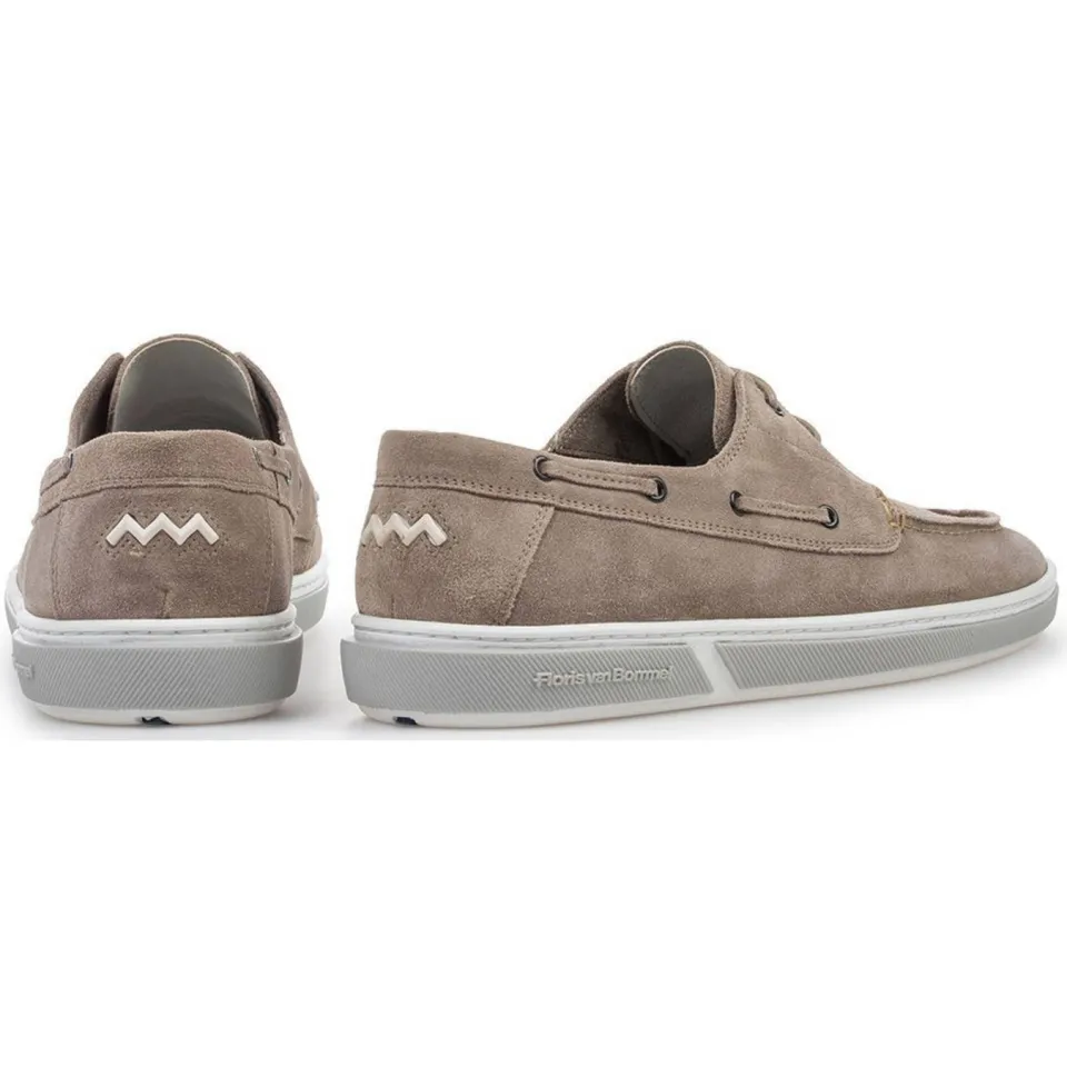 Floris Van Bommel De Booter 01.02 suède bootschoenen lichtbruin taupe, foto 6