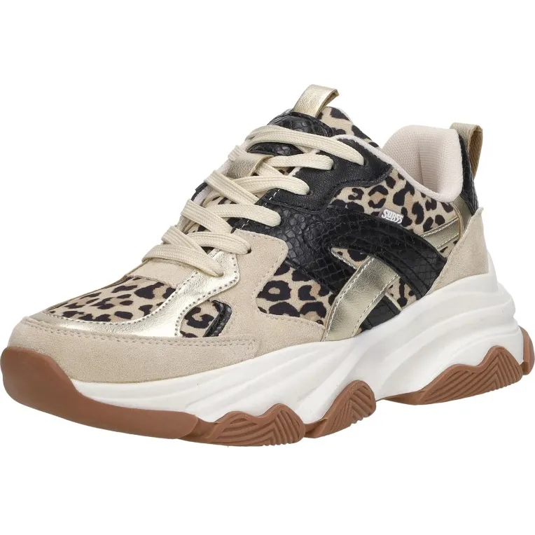 Sub55 lage sneakers beige, foto 3