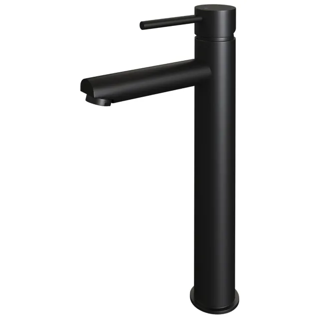 Brauer Black Edition Coldstart wastafelmengkraan opbouw hoog mat zwart