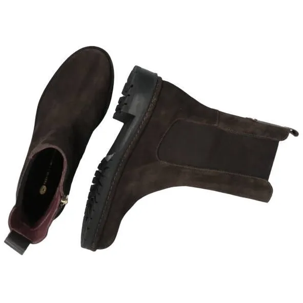 Fred de la Bretoniere Yael leren chelsea boots met profielzool - donkerbruin, foto 7