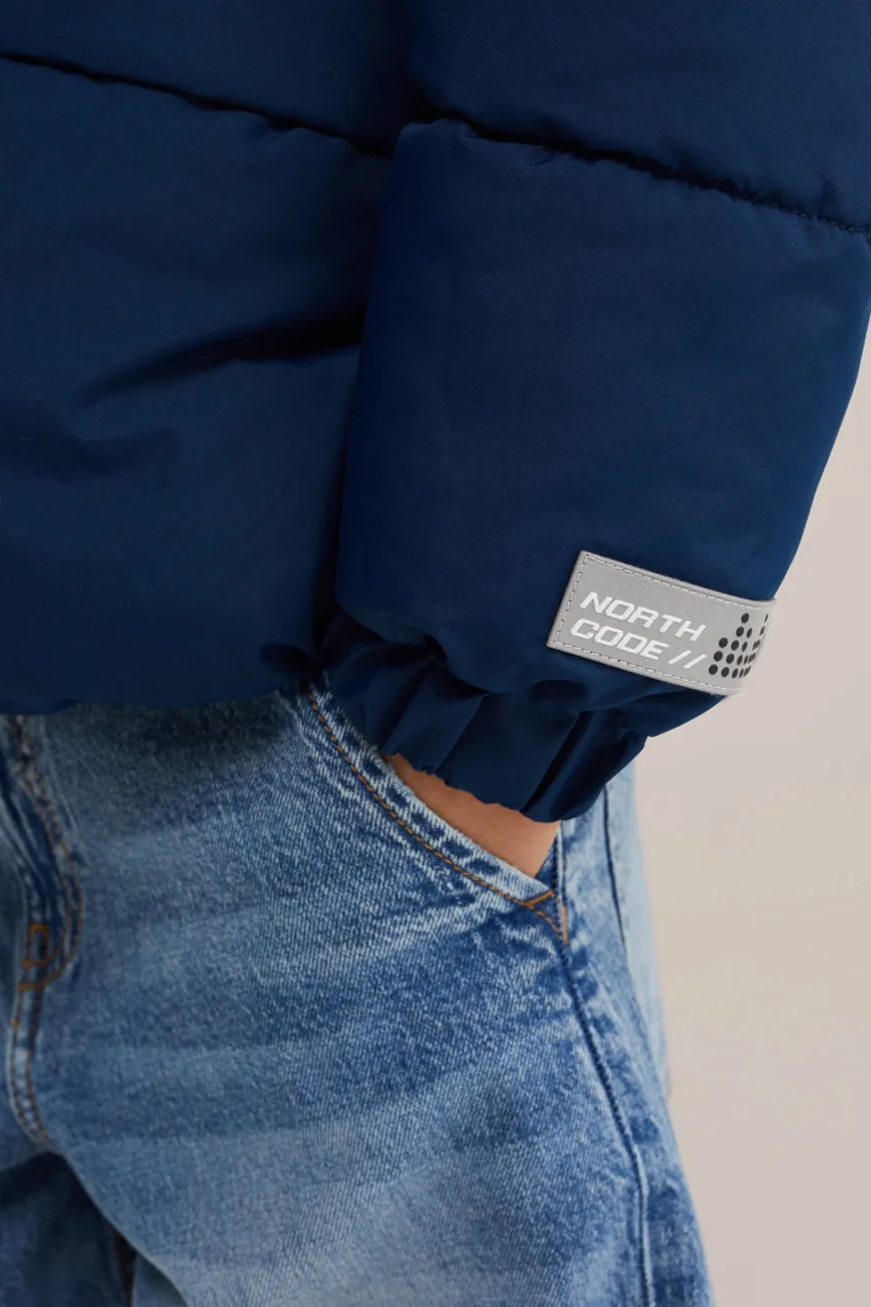 WE Fashion winterjas donkerblauw, foto 5