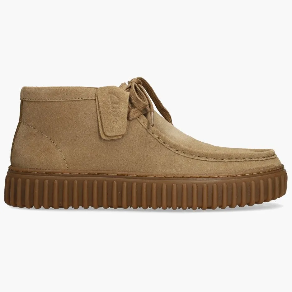 Clarks Torhill Hi Veterboots Jongens Bruin, foto 4
