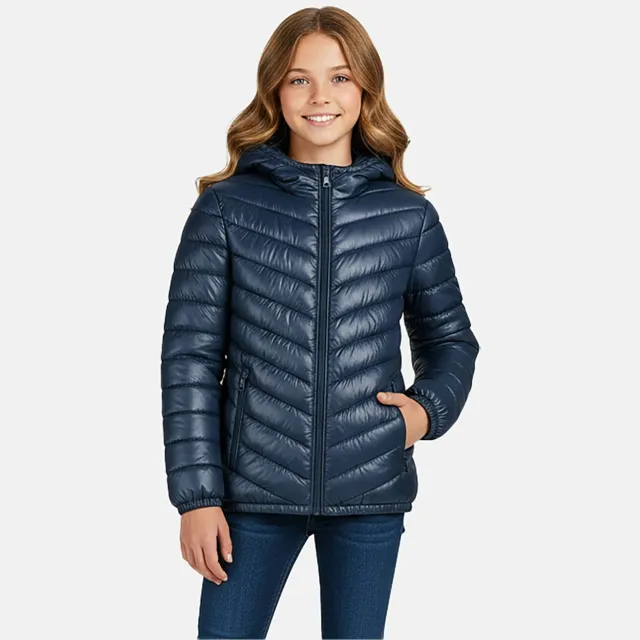 Cars gewatteerde jas donkerblauw