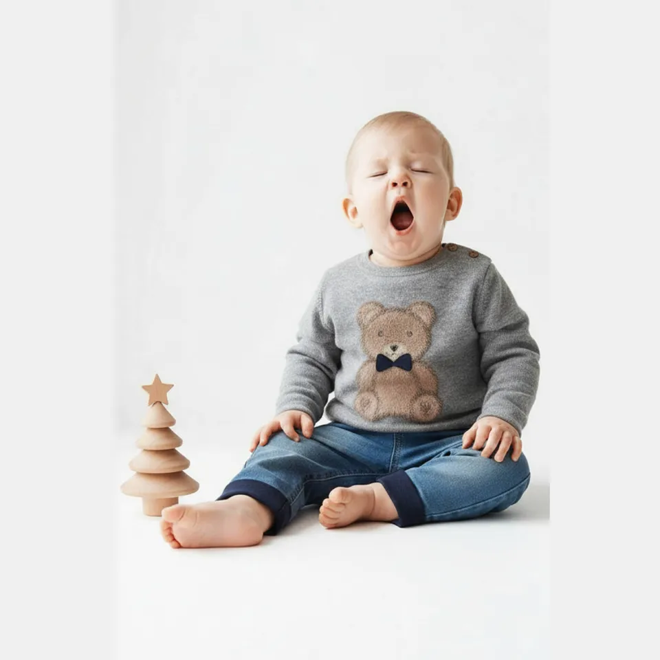 s.Oliver denim babybroek medium blue denim