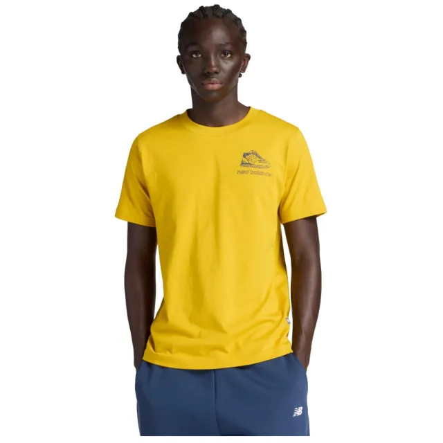 New Balance Shoe Sketch T-shirt Middel Bruin, foto 2