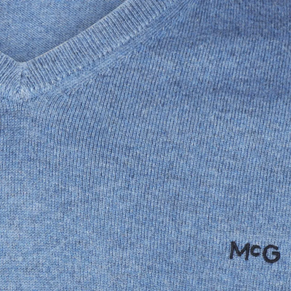 McGregor regular fit gebreide trui met kasjmier- lichtblauw vintage blue, foto 4