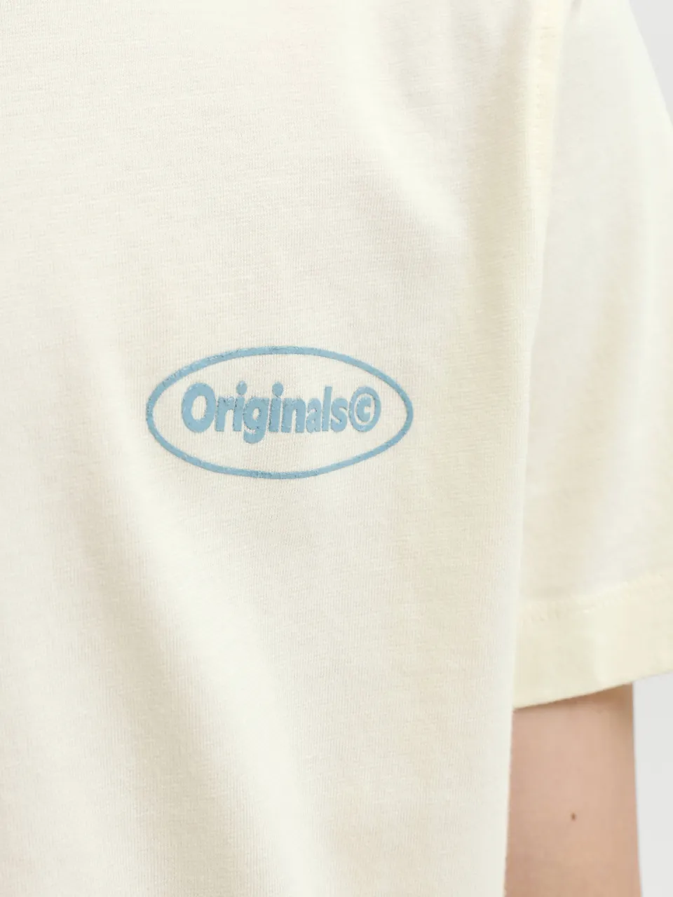 Jack & Jones relaxed fit T-shirt ecru, foto 7