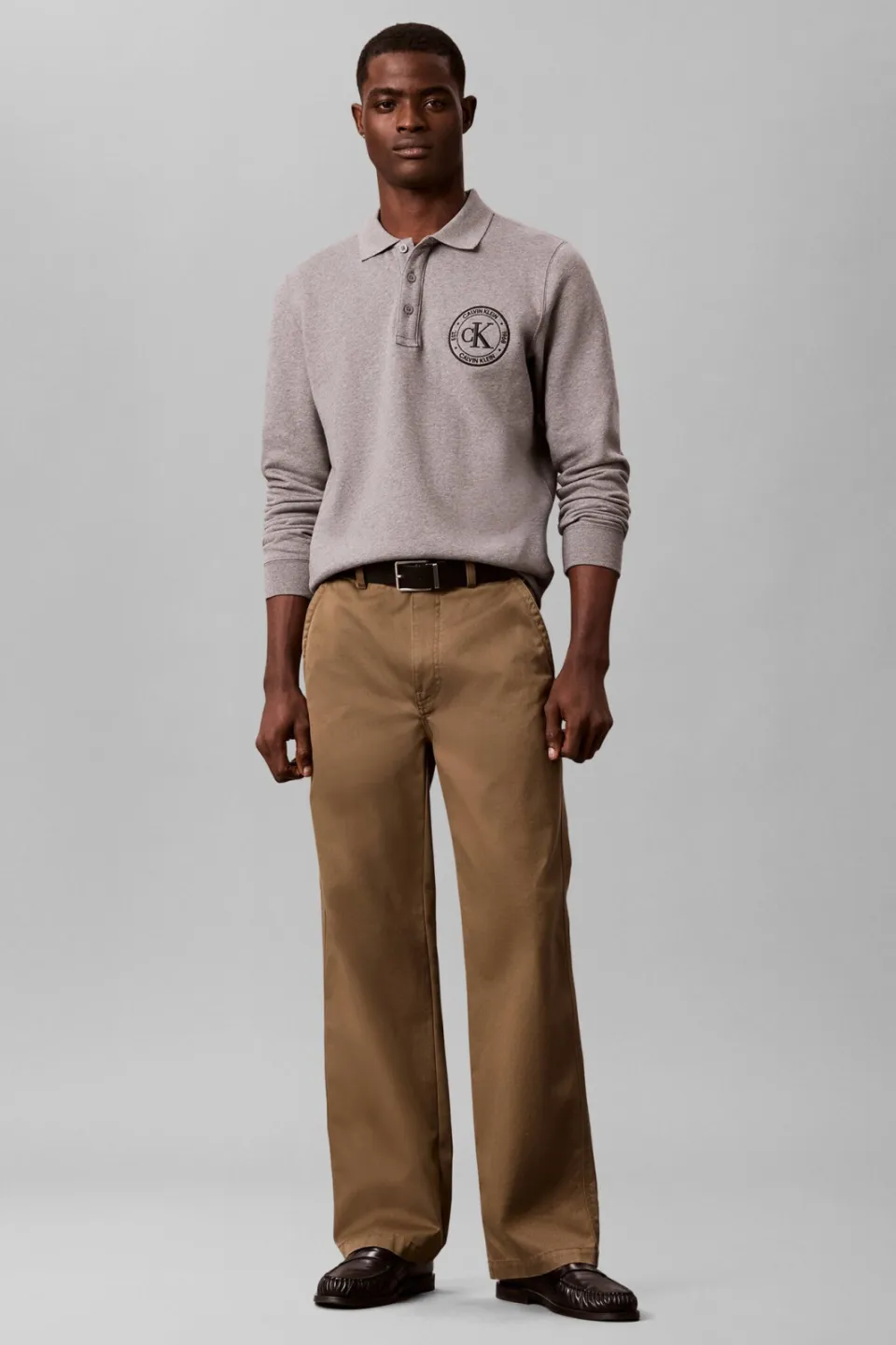 Calvin Klein JEANS regular fit trui met logo - grijs, foto 3