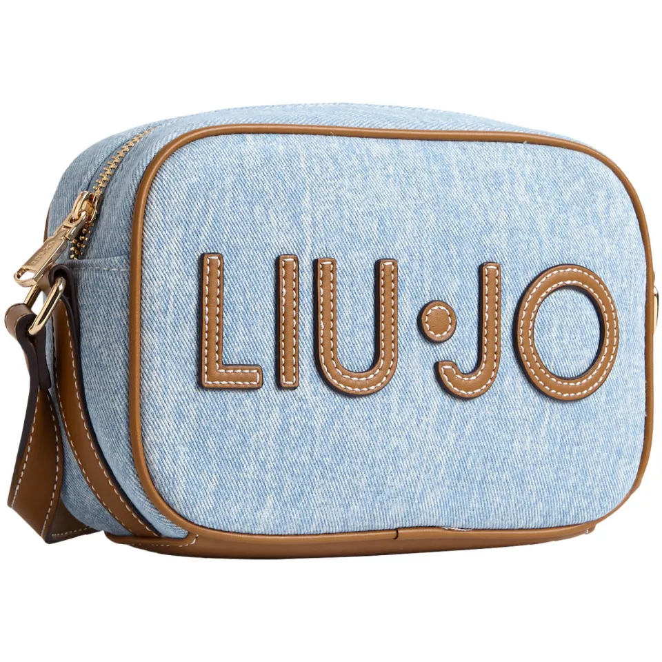 Liu Jo denim crossbodytas lichtblauw