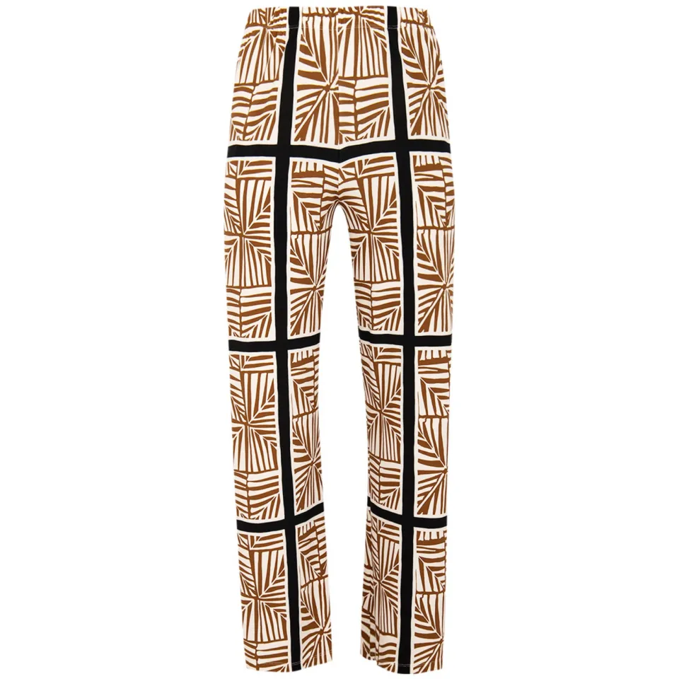 Yoek Tiles straight broek beige, foto 2