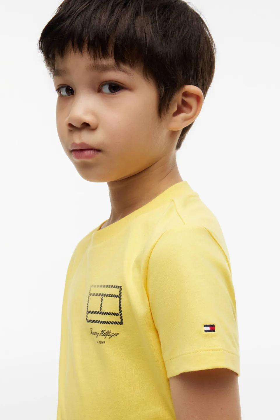 Tommy Hilfiger t-shirt geel, foto 4
