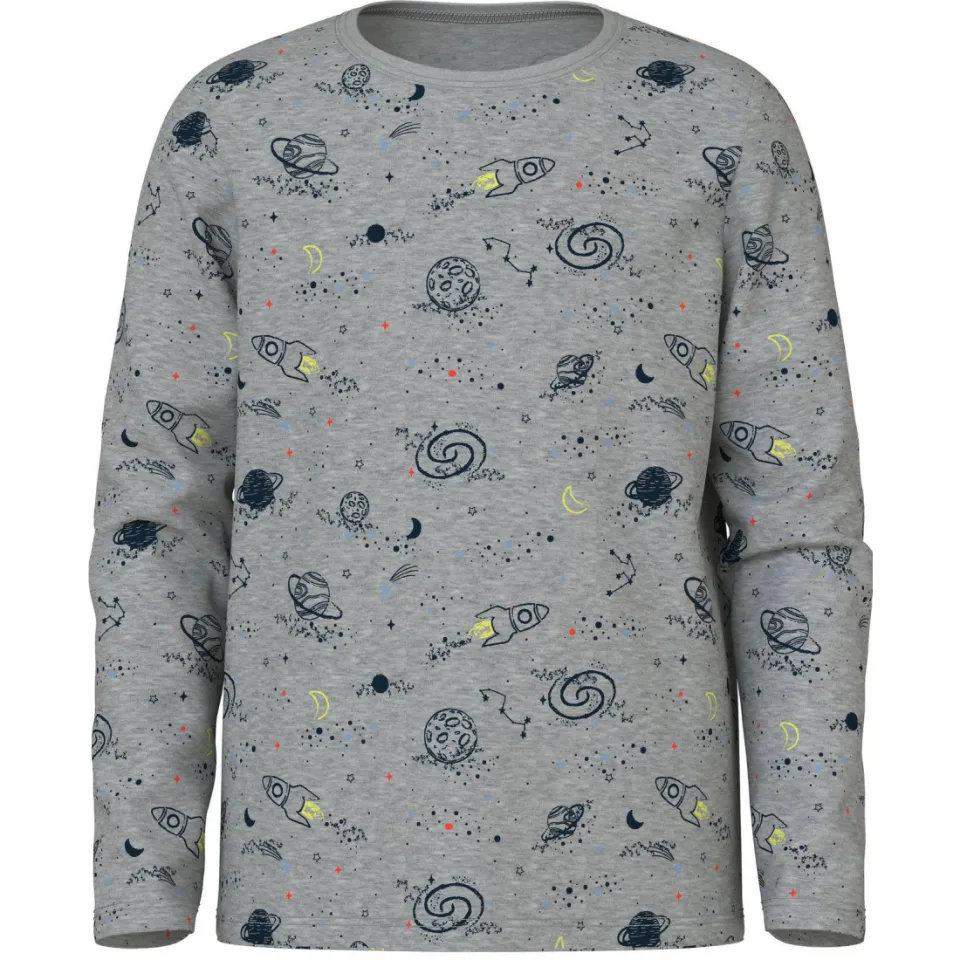 NAME IT pyjama grijs melange, foto 2