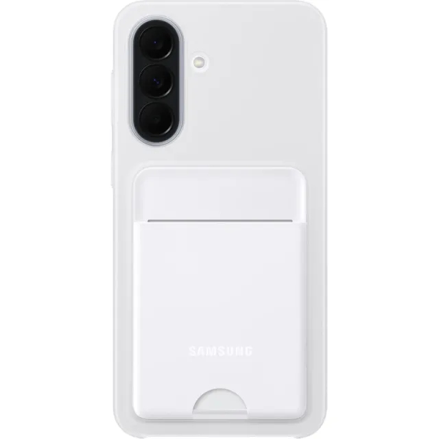 Samsung Galaxy A37 Card Slot Back Cover Wit Light Gray