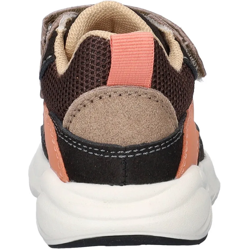 Nelson Kids imitatieleren sneakers - bruin meerkleurig, foto 5